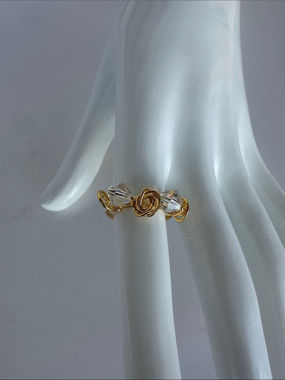 Gold Wire Handcrafted Woman’s Ring Size 5